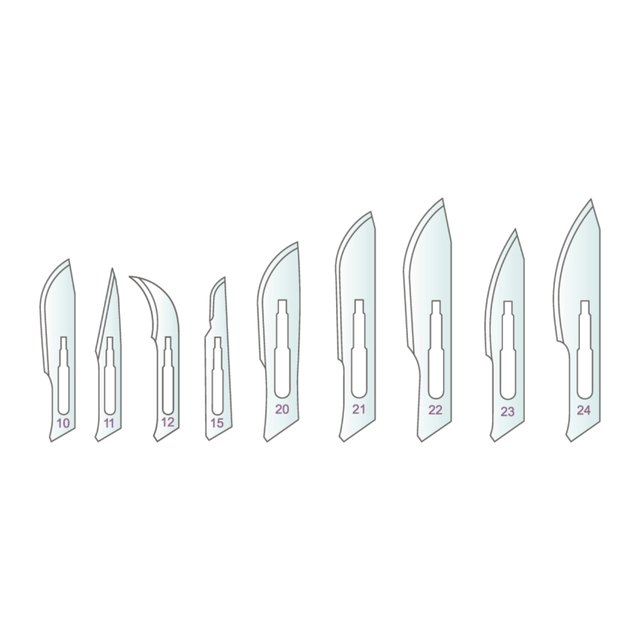 Disposable Surgical Blade (Pack of 100 Pieces)